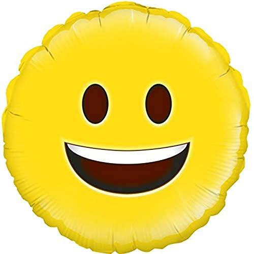 OakTree 18 froh Emoji Smiley Design Folien Party Ballon