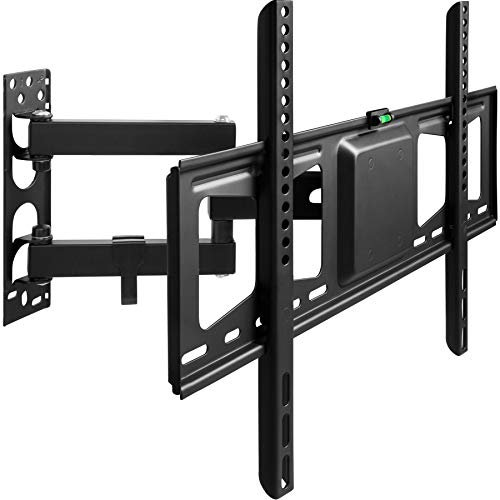 tectake® TV Wandhalterung schwenkbar, Fernseher Halterung neigbar, Monitor Halterung, Bildschirmhalterung, Fernseher Wandhalterung, für 32 (81cm) - 100 (254cm), VESA max.: 600x400, bis 60kg