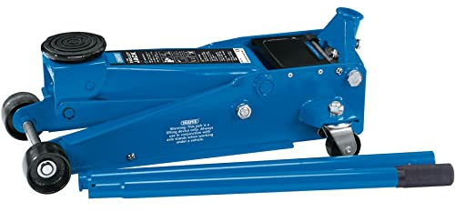 Draper 16407 Heavy Duty Trolley Jack with Twin Pistons 3 Ton