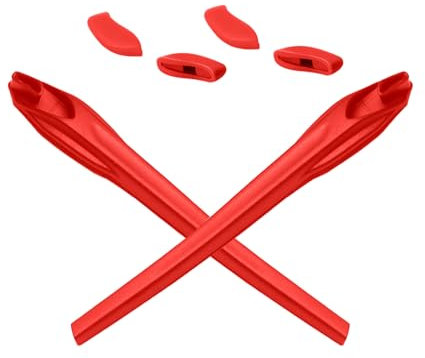 Mryok Kits de nez de rechange pour Oakley Flak 2.0 OO9295/2.0 XL OO9188 – Options, rouge, taille unique