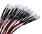 10 x 5mm LED, 5Volt, gelb; mit 20cm Anschlusskabel und integriertem Vorwiderstand