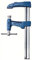 Serre-joint à pompe super extra - Saillie : 125 mm - Section : 40 x 10 mm - Serrage : 800 mm - URKO