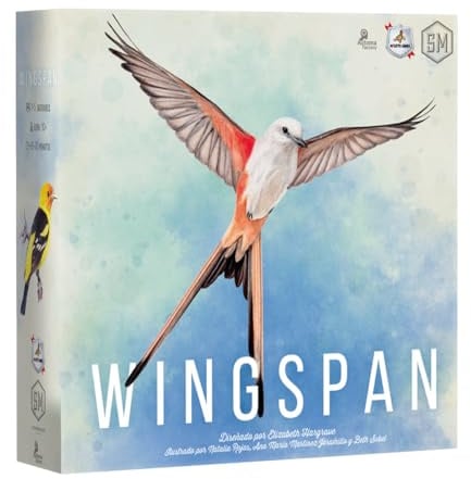Maldito Games Wingspan – Brettspiel der Vögel und Ornitologie, Strategische Karten für Familien und Spieler, 1-Stunden-Spiele, Wissenschaft und Natur (MLDG266192)