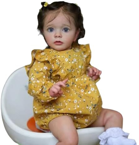 ZIYIUI 22 zoll-55cm Reborn Babypuppen Lebensechte Weiche Vinyl Silikon Simulation Reborn Babys Mädchen Junge Spielzeug Weihnachten Geschenk Spielzeug