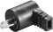 CABLEPELADO Connecteur haut-parleur audio coudé | Connecteur audio 2 broches DIN HiFi | Connexion prise DIN mâle | Angle 90°
