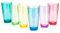 Gehämmerte 740 ml Kunststoffbecher Acrylgläser Set mit 6 Stück, mehrfarbig