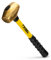 ABC HAMMERS ABC6BFB Vorschlaghammer, Messing, 2,7 kg, funkenfrei, 40,6 cm Fiberglasstiel und doppelseitigem Kopf