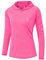 YSENTO Damen Sport Shirt Langarm Laufshirt Leicht Puli Hoodies Sweatshirts Yoga UV Schutz Wandershirt(Rosenrot,M)