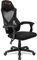 The G-Lab K-Seat Rhodium ATOM Chaise Gaming en Maille Respirante, Chaise de Bureau Ergonomique Confortable, Appui-Tête Rembourré, Dossier Inclinable jusqu’à 120°, Poids max 120kg - New (Noir)