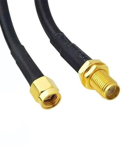 UniteCom 3 metri Ultra Low Loss SMA Femmina a Maschio 5 Metri RG58 Cavo di Prolunga Antenna 50Ohm 4G 5G LTE GPS RF Cellulare Mobile Wireless Network Antenna Coassiale Router Wireless