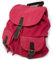 Zaino fucsia vintage canvas uomo zainetto di tela sportivo da donna escursionismo città viaggio moto scuola per sport gita grande capiente in tessuto leggero montagna Fuxia