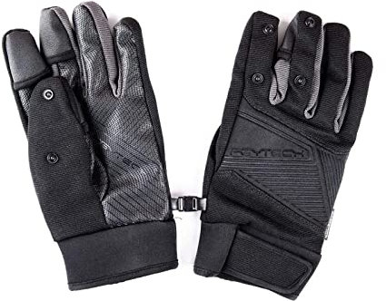 YueLi Fotografie Handschuhe Geeignet für Outdoor Bergsteigen Reiten Skifahren Flip Touchscreen Winddichte wasserdichte Multifunktions-Fliegenhandschuhe (L)