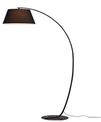 LGDEERCO Bogen Stehlampe Moderne Stehlampe mit Fußschalter Leselampe Rustikale Bauernhaus Schreibtischlampe Für Wohnzimmer Schlafzimmer Arbeitszimmer