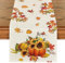 Artoid Mode Kürbisse Ahornblätter Sonnenblumen Herbst Tischläufer, Saisonnal Küche Tisch Dekoration Drinnen Urlaub Party Dekor 40x300 cm