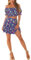 2Piece Set Rock + Top mit Blumenprint L/XL