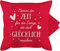 Shirtracer Kissenbezug - Statement Kissen mit Sprüchen - Nimm dir Zeit für die Dinge, die Dich glücklich Machen - weiß - 50 x 50 cm - Rot - Dinge kissenhülle sprüche Spruch zu Sein kuschelkissen