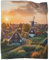 KWFYBEHZ Windmills in The Amsterdam Decke Gemütliche Klimaanlage,leichte Decken,Reisen,Camping,Flanelldecke,Bettdecke Für Teenager,Jungen,Mädchen,Erwachsene 40x50inch(100x130cm)