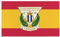 Gemelolandia | Bandera de Fútbol de Leganés con Bandera de España 150x90cm | De Fútbol, de Deportes, para los amantes del Deporte, decoración de espacios