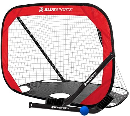 Blue Sports Mini Pop Up Tor - Indoor Faltnetze - Hockey Trainingsgeräte für Training & Praxis