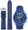 BONACE Bracelet de rechange incurvé en silicone compatible avec montre Omega X Swatch de 20 mm, Omega Swatch Moonswatch Speedmaster - Pour homme et femme, 20 mm, Silicone