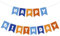 Happy Birthday Banner Girlande Wimpelkette Geburtstag 5 Meter Wiederverwendbare Party Dekoration Banner DIY Partyzubehör für Babydusche Kinder Erwachsene