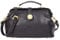 Damen-Handtasche aus echtem Leder, kleine Umhängetasche, mit Tragegriff, Arzttasche, Vollnarbenleder, Camille, Schwarz , L: 32 X H: 18 X W: 14 CM