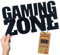 Panneau de porte Gaming Zone - Plaque de porte de jeu - Décoration murale pour chambre de jeu - Sticker mural - Salle de jeu - Zone de jeu - Décoration murale pour chambre d'adolescent - Décoration