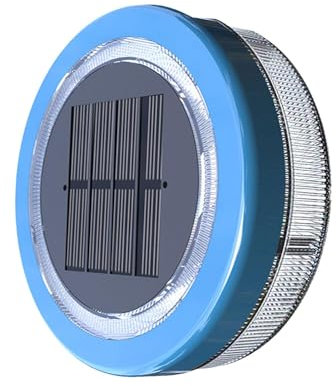 Qutalmi Luces para piscinas,Luces flotantes para piscinas con energía solar, Luz LED para piscina con iluminación exterior, Luz de piscina impermeable y duradera para exteriores, para natación, bodas,