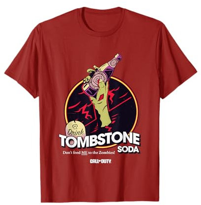 Call Of Duty Zombies Drink Tombstone Soda Vintage T-Shirt