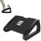 Hmfmdy Foot Rest Under Desk, Office Foot Rest with Massage Texture and Roller, Adjustable Height Ergonomic Foot Stool, Desk Accessories for Improves Posture, Pressure Relief - Black