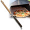 SYXLS Brosse De Nettoyage De Four à Pizza, Brosse De Four à Pizza Avec Grattoir En Acier Inoxydable, Poils En Laiton, Poignée En Bois De Caoutchouc, Design Facile à Installer, Cuisine Et La Cuisson