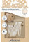 BIOLANE - Attache tétine bébé - Pour tétine avec anneau - Tissu 100% coton - Beige - Fixation cordon - Clip en bois et métal - Double Sécurité & Anti-glisse