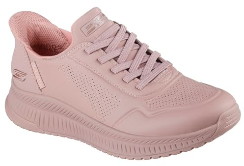 Skechers Femme Bobs Squad 4 Chaussures, Satin Blush, 40 EU