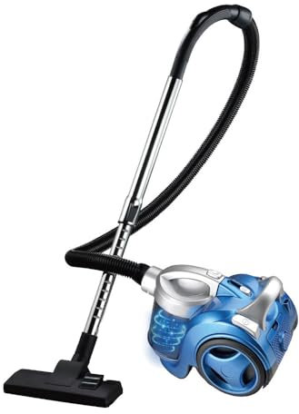 Eznaobo Aspirapolvere senza sacchetto, aspirapolvere per tutti i pavimenti, accessori, 2000 Watt, contenitore per la polvere da 1,5 l, filtro HEPA lavabile, ideale per peli di animali, alta potenza di