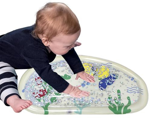 Dewireaey Wasser Bauchlage Matte,Aufblasbare Bauchlage Matte Spielzeuge - Aktivität Spielerisch Lernen Entwicklungsspielzeug Sensorik Für Wickeltisch Bett Zuhause