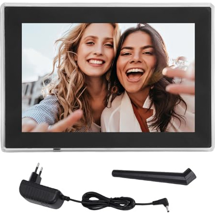 LICAEVEY 10.1 Zoll Smart Digital Photo Frame, Smart Calendar Planner, WiFi LCD -Touchscreen mit Fernfreigabe für Familienpläne Cloud Album (EU-Stecker)