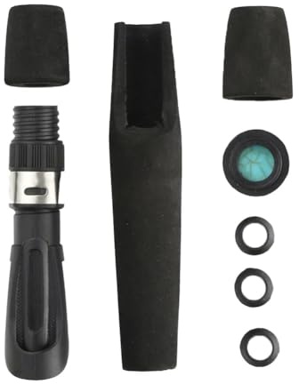 Violiica DIY Angelrute Bau und Reparatur Kit mit EVA Griff und Casting Split Grip für Eisfischen, Schwarz