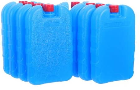 TOYANDONA 8 Pièces Boîte de Glace pour Ventilateur de Climatisation, Rechargeables en PE, Effet de Refroidissement Rapide, Plage Amateurs de Plein Air
