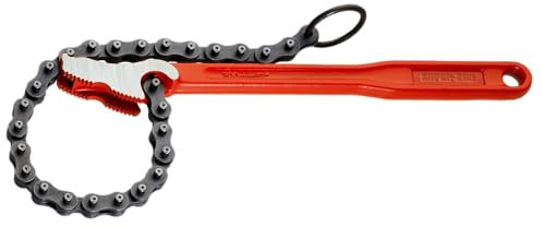 Rothenberger 107120000 Chiave a Catena Reversibile, 12, 300 mm, Rosso