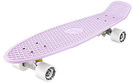 Ridge Skateboards Pastels, Skateboard Unisex – Adulto, Rose/Bianco, 27 Pollici