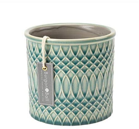 Pot de fleurs marocain en céramique émaillée Vert céladon Burgon & Ball
