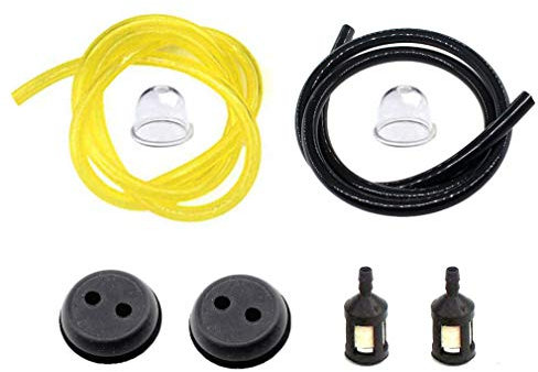 AISEN Gummitülle Stopfen mit Benzinpumpe Benzinschlauch für AL-KO Einhell/Gardenline, Jackson & Spears, Forabest und Norma Benzin Heckenscheren und Motorsensen