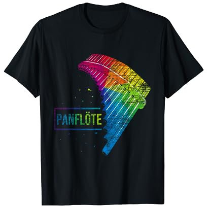 Panflöte Panflöten Syrinx Pan T-Shirt für Panflötenspieler T-Shirt