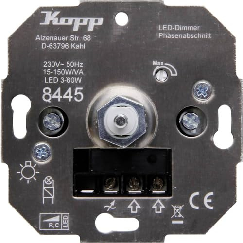 Druck-Wechselschalter - LED Dimmer, 50W/RC