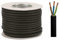 100M - Tough Rubber Cable 3 Core 0.75mm H05RR-F Black Flex