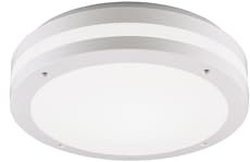 Trio Leuchten LED Außen Deckenleuchte Piave 676960131, Kunststoff weiß matt, inkl. 12 watts LED, Bewegungsmelder