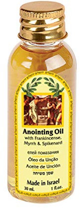Ein Gedi Weihrauch, Myrrhe und Spikenard Salböl Segen aus Jerusalem, 30 ml für Erwachsene, unisex, spirituell interessierte