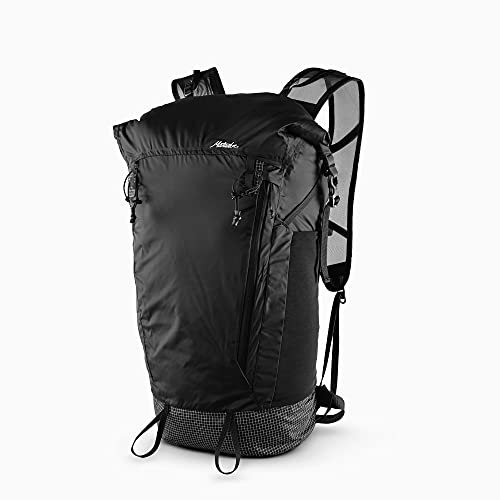 Matador Freerain22 - Ultralight & Waterproof Backpack; Packable Backpack w/ Gear Loops; Roll Top Backpack for Travelling, Hiking, Walking, Cycling, Ski; Small Rucksack Travel Backpack
