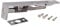 Flush Bolt for Double Doors | Satin Chrome | 150mm