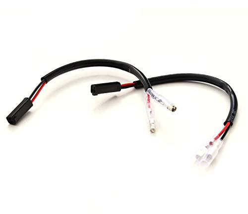 Area1 Motorrad LED Blinker Adapter Kabel Stecker (2 Stück) (kompatibel mit